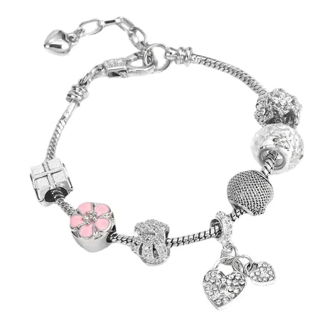 Anillo Ajustable con Circonita Cúbica Rosada